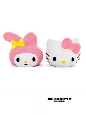 New Hello Kitty & My Melody Salt and Pepper Shak